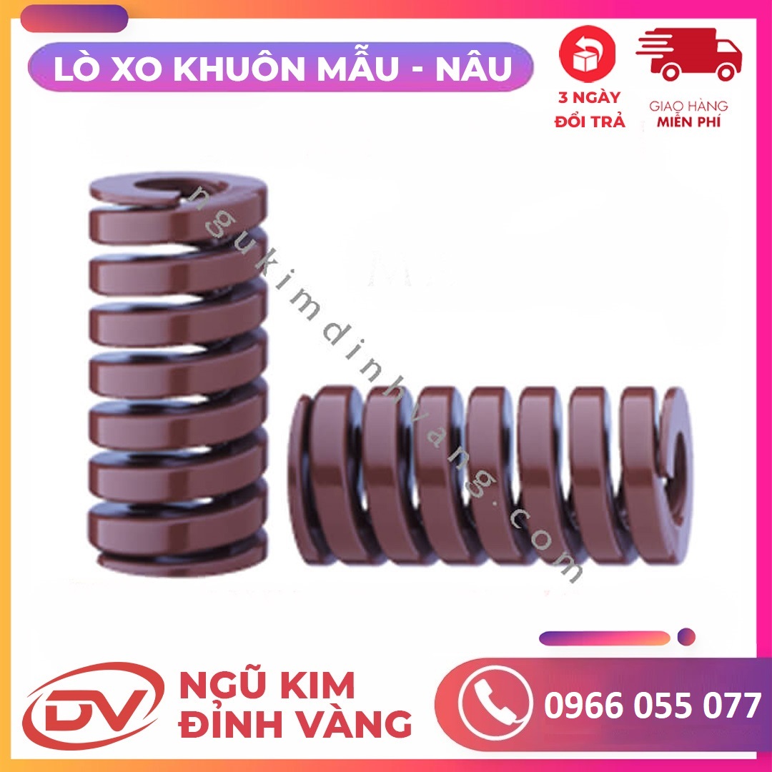lò xo khuôn màu nâu