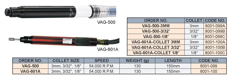 Máy mài khí nén cầm tay VAG-500
