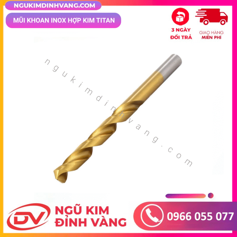 mũi khoan chuyên inox ph�?hợp kim titan