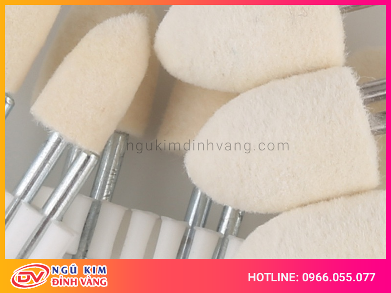 Ứng dụng nỉ trắng nhọn